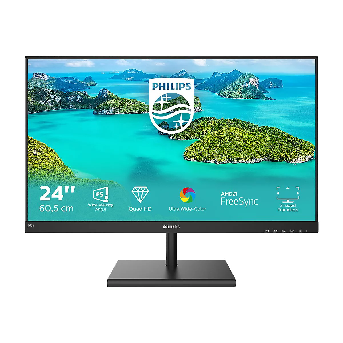 'Philips E-line 245E1S - LED-Monitor - 61 cm (24'')'