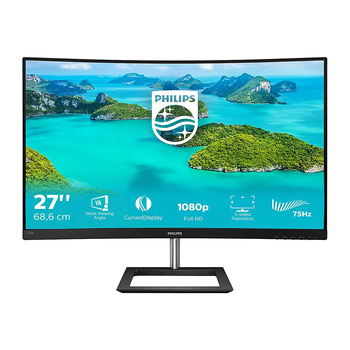 'Philips E-line 272E1CA - écran LED - incurvé - Full HD (1080p) - 27'''
