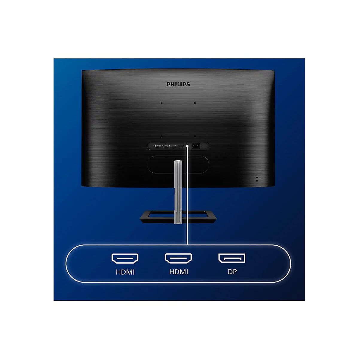 'Philips E-line 328E1CA - LED-Monitor - gebogen - 4K - 81.3 cm (32'')'