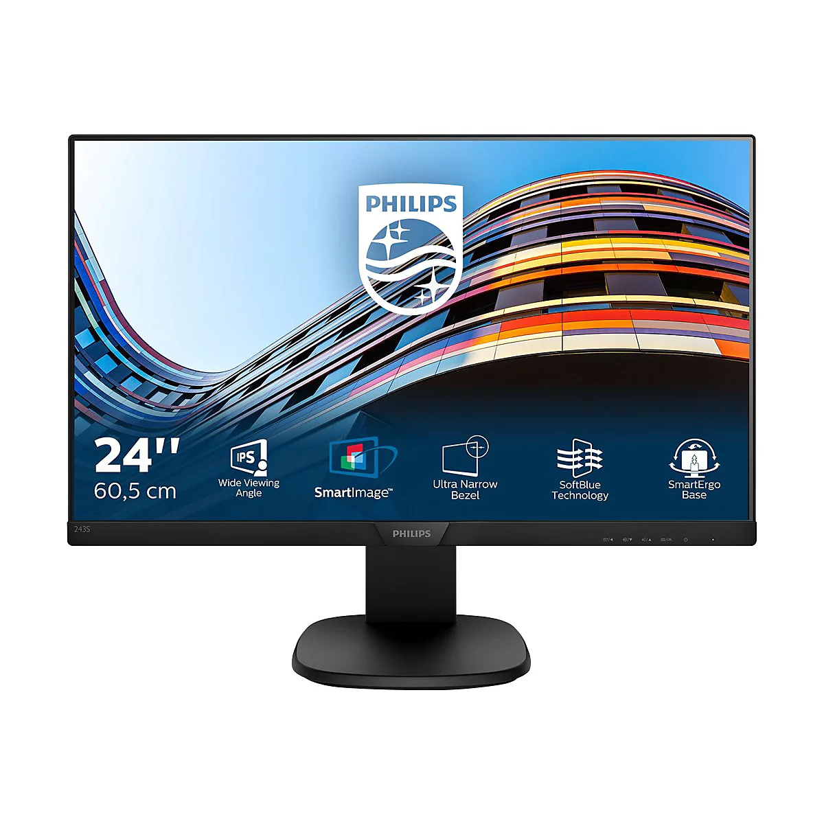 'Philips S-line 243S7EHMB - LED-Monitor - Full HD (1080p) - 61 cm (24'')'