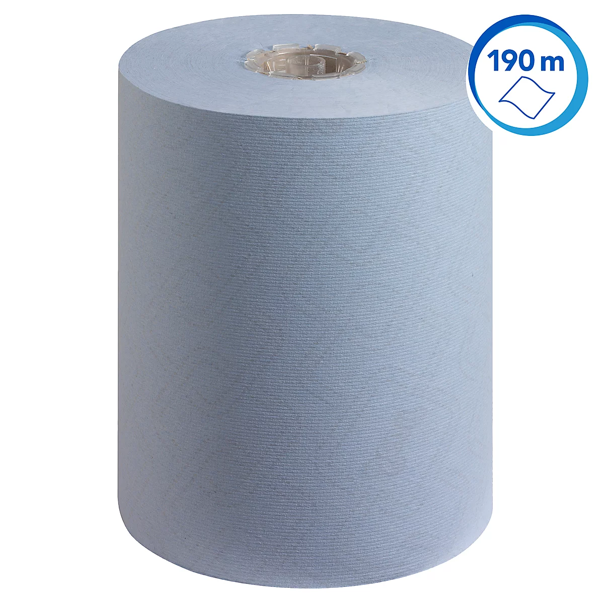  Rollo de papel Scott® Essential Slimroll 6696, 1 capa, 6 rollos de 190 m, total 1140 m, azul 