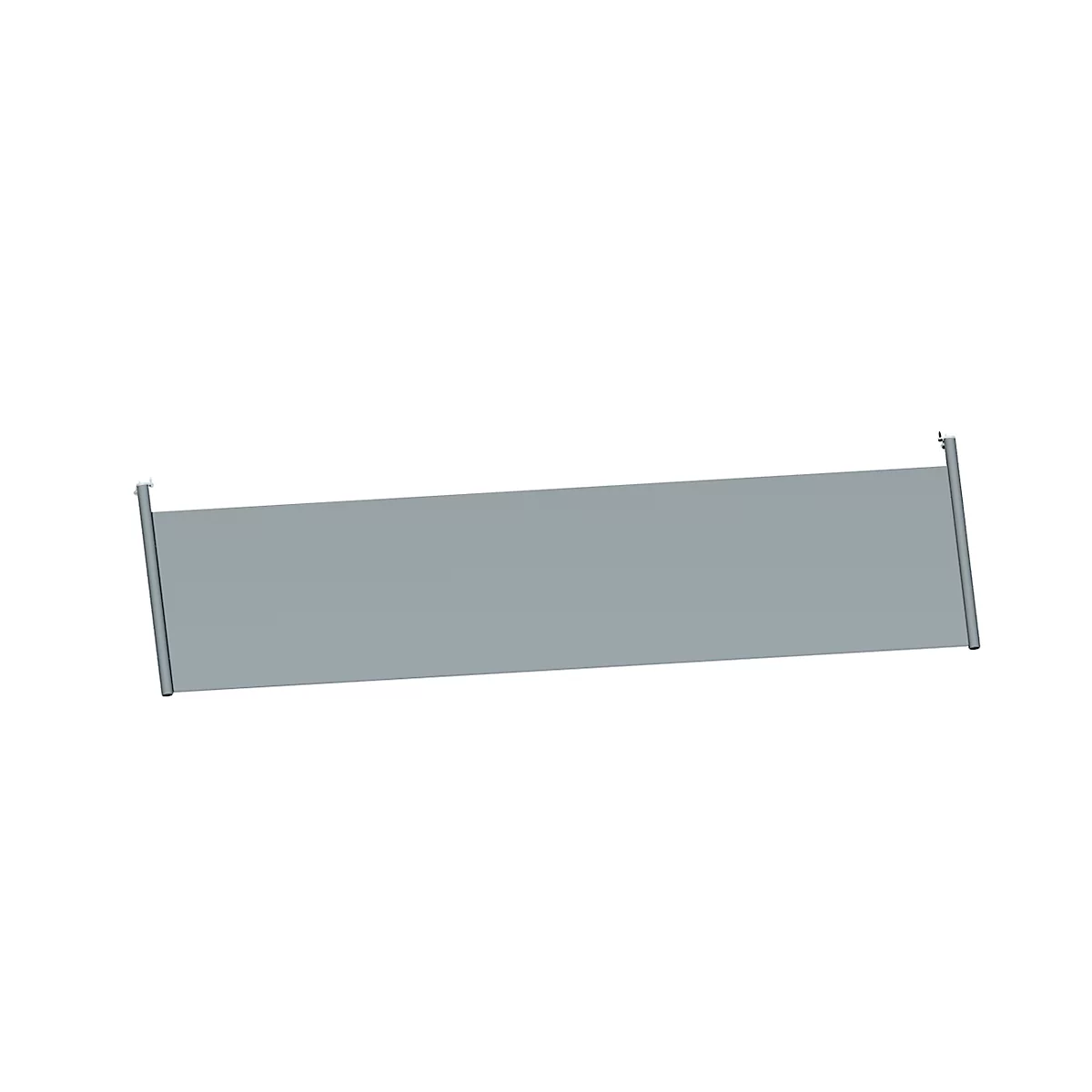  Schäfer Shop Genius Rückseitenblende, für Schreibtisch 135 Grad, H 466 mm, anthrazit