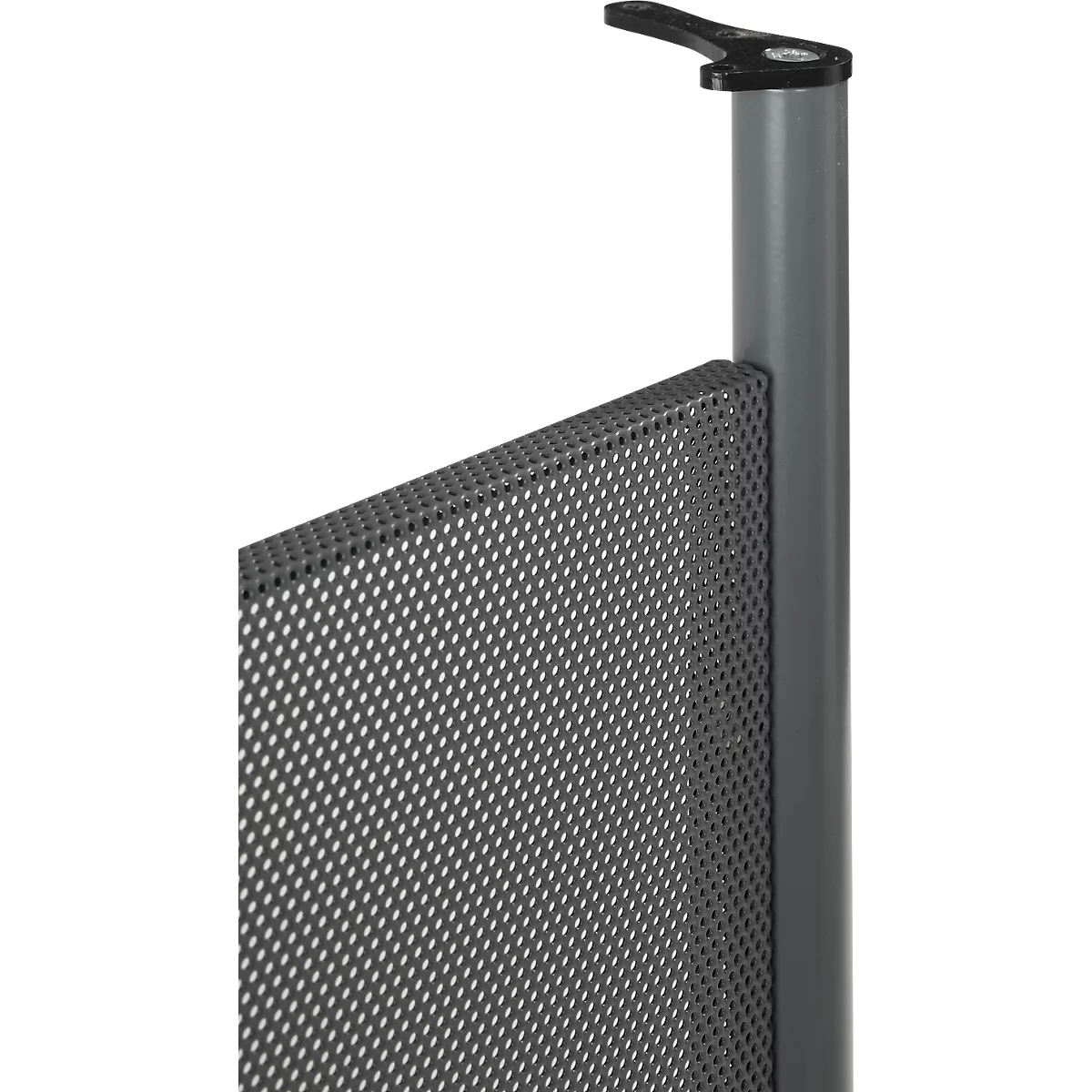  Schäfer Shop Genius Rückseitenblende, für Schreibtisch 135 Grad, H 466 mm, anthrazit