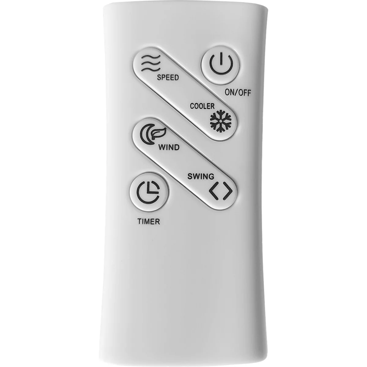  Sonnenkönig Air Fresh 15, 3 niveaux de ventilation, écran LED, panneau de commande Soft-Touch, auto-oscillation, télécommande, noir/blanc 