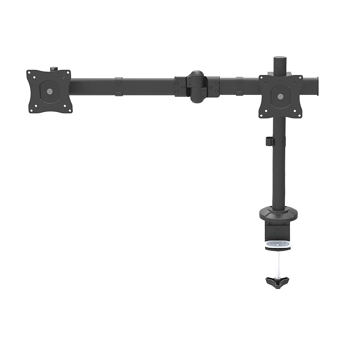 'StarTech.com 3 Monitor Schreibtischhalterung - Ergonomischer VESA Monitorarm für 3 Monitore bis zu 27'' - Gelenkig, höhenverstellbar - Neig/Schwenk/Drehfunktion - Schreibtischklemme/Tülle (ARMTRIO) - verstellbarer Arm - für 3 Monitore'