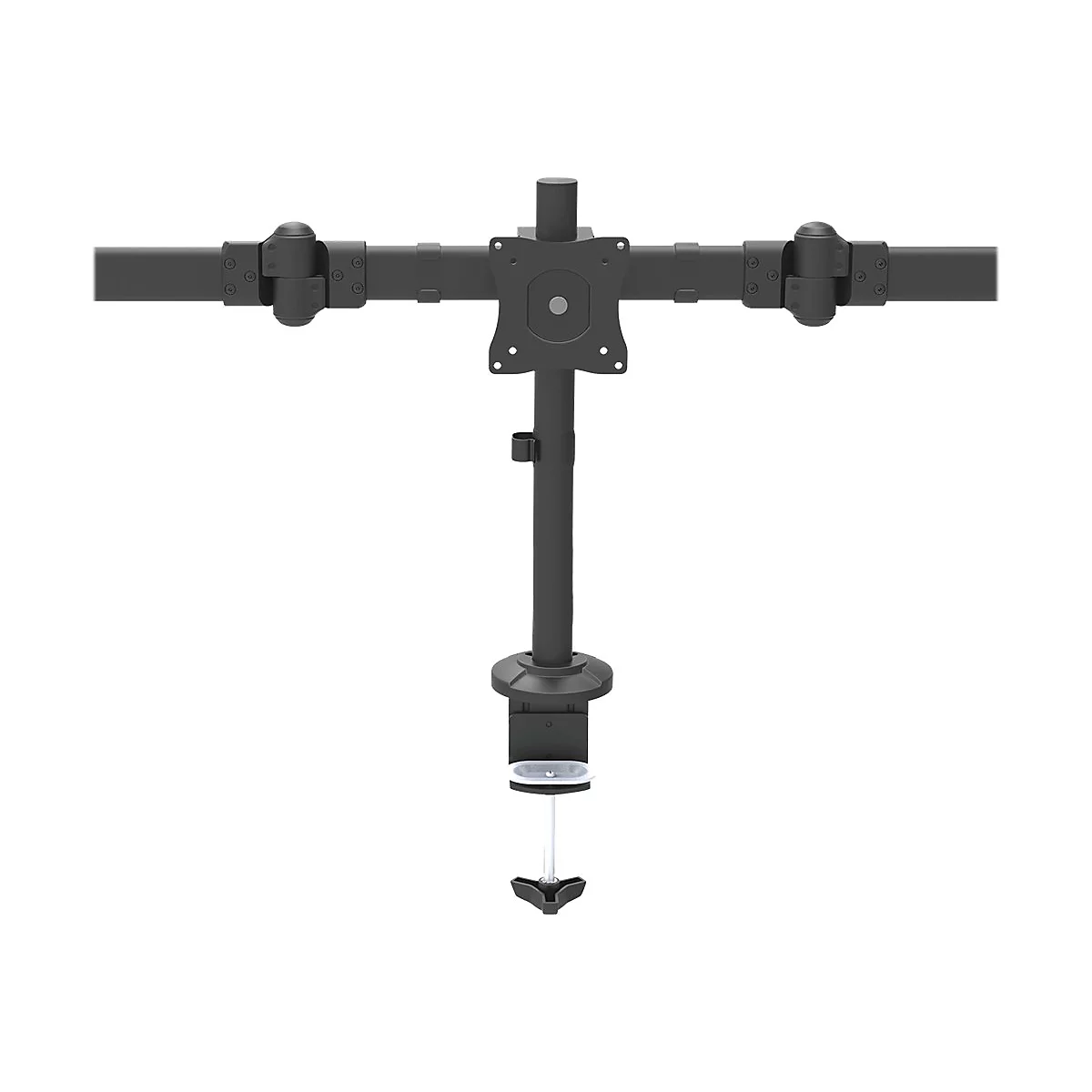 'StarTech.com 3 Monitor Schreibtischhalterung - Ergonomischer VESA Monitorarm für 3 Monitore bis zu 27'' - Gelenkig, höhenverstellbar - Neig/Schwenk/Drehfunktion - Schreibtischklemme/Tülle (ARMTRIO) - verstellbarer Arm - für 3 Monitore'