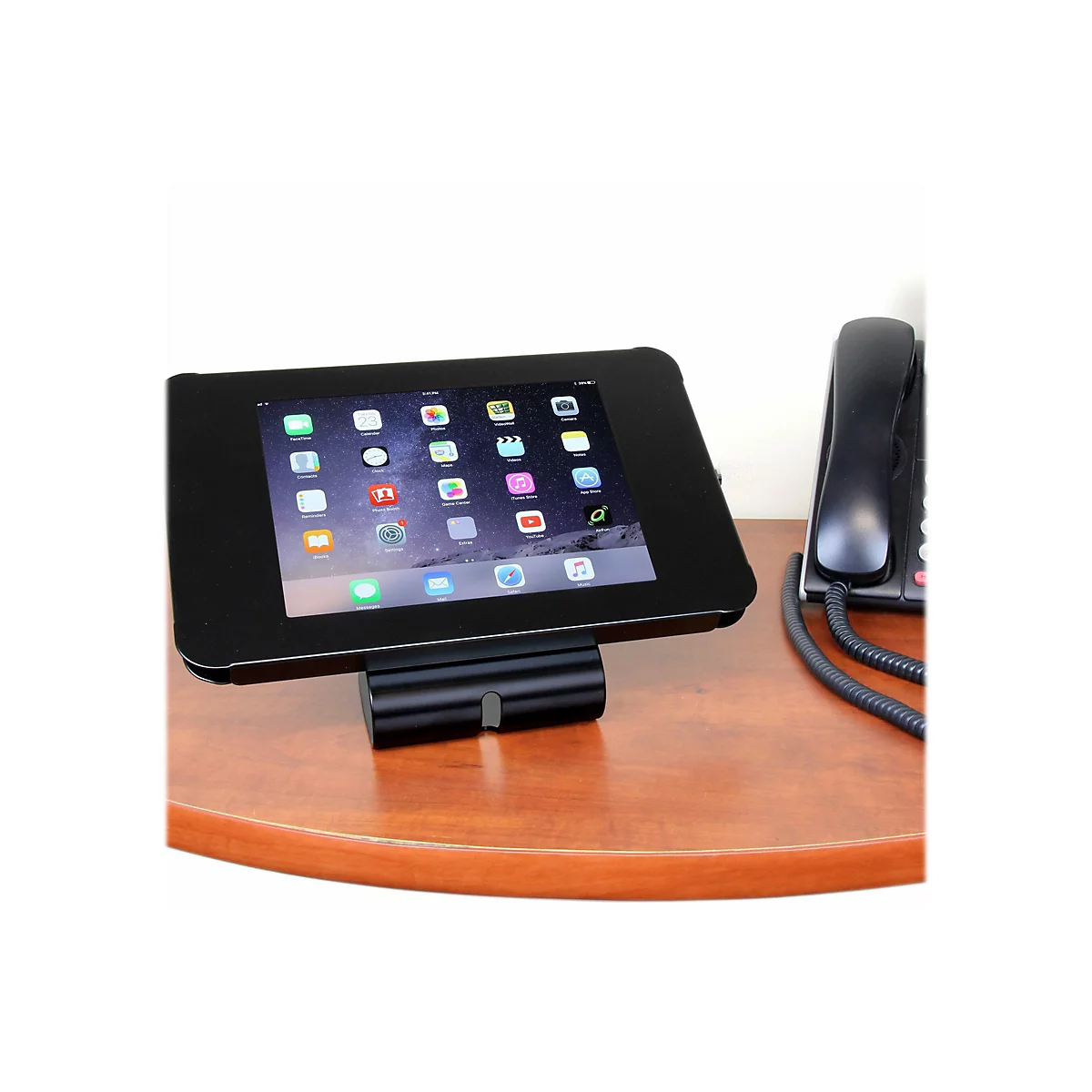 'StarTech.com Abschließbarer Tablet Ständer für iPad - Tablet Gehäuse Tisch oder Wand montierbar - Unterstützt 9,7'' iPad - Aufstellung - für Tablett - Schwarz'