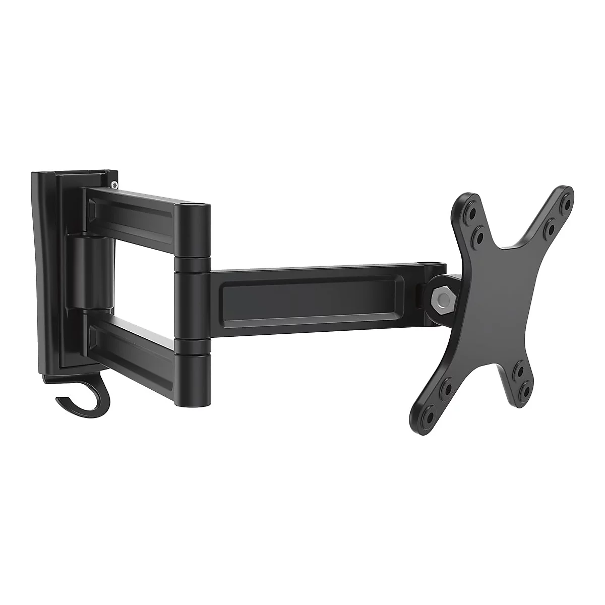 'StarTech.com Monitorarm für Wandmontage - Zwei Gelenke - Für VESA Monitore / Flachbildfernseher bis zu 27'' (15Kg) - Monitor Wandhalterung - Befestigungskit - einstellbarer Arm - für LCD-Display - Schwarz'
