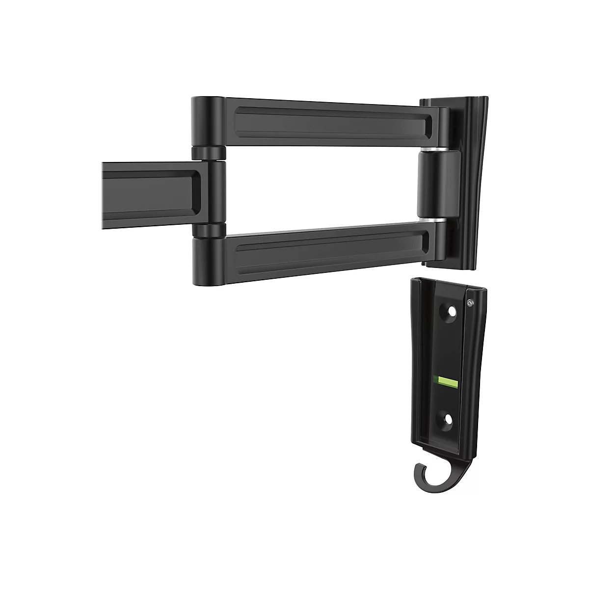 'StarTech.com Monitorarm für Wandmontage - Zwei Gelenke - Für VESA Monitore / Flachbildfernseher bis zu 27'' (15Kg) - Monitor Wandhalterung - Befestigungskit - einstellbarer Arm - für LCD-Display - Schwarz'
