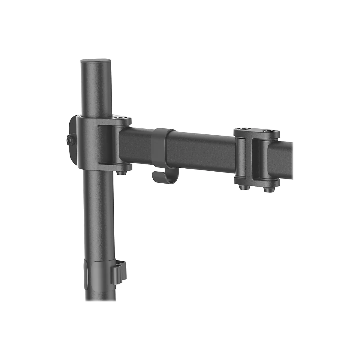 'StarTech.com Monitorhalterung für VESA kompatible Bildschirme bis zu 34'' und 8 kg - Gelenkige Halterung für einzelnen Monitor - höhenverstellbar mit Tischklemme/Durchführung - Schwarz (ARMPIVOTB) - verstellbarer Arm - für LCD-Display'
