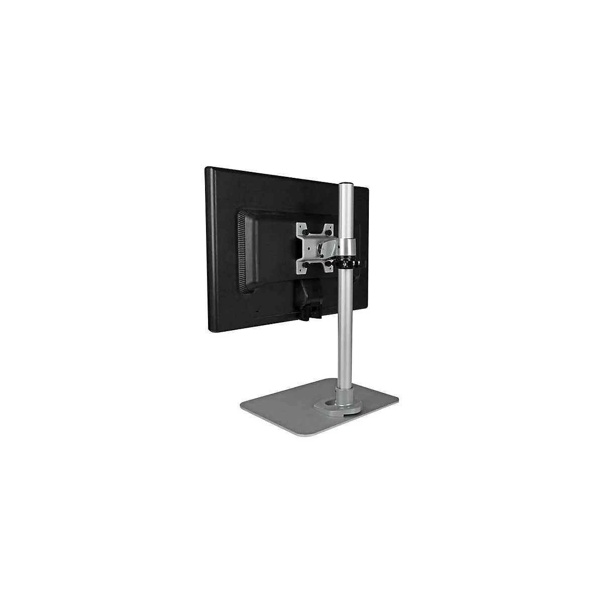 'StarTech.com Monitorständer mit Kabelhalter - Höhenverstellbare Monitorhalterung für bis zu 30'' LCD oder LED - Befestigungskit - für LCD-Display - Silber'