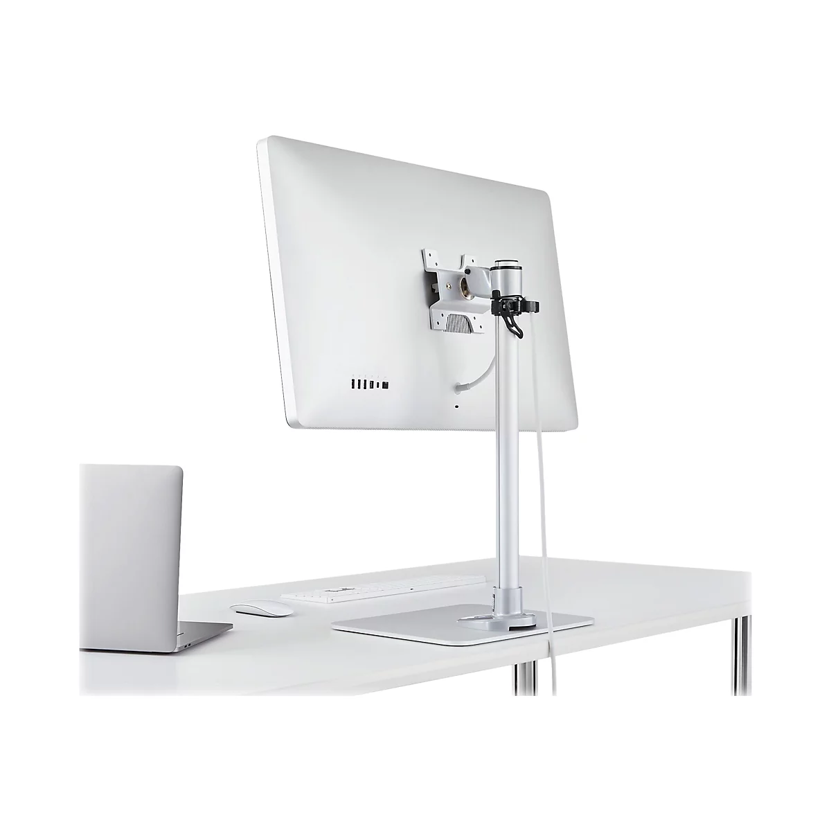 'StarTech.com Monitorständer mit Kabelhalter - Höhenverstellbare Monitorhalterung für bis zu 30'' LCD oder LED - Befestigungskit - für LCD-Display - Silber'