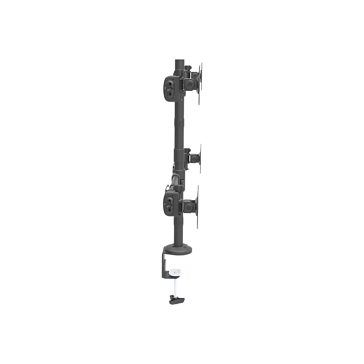'StarTech.com Tisch Monitorhalterung für vier Monitore - Monitorarm für 4 VESA Monitore(2x2) bis zu 27''(je 8kg) - Gelenkig, höhenverstellbar, Neig/Schwenk/Drehfunktion - Klemme/Durchführung (ARMQUAD) - Befestigungskit - einstellbarer Arm - für 4 ...
