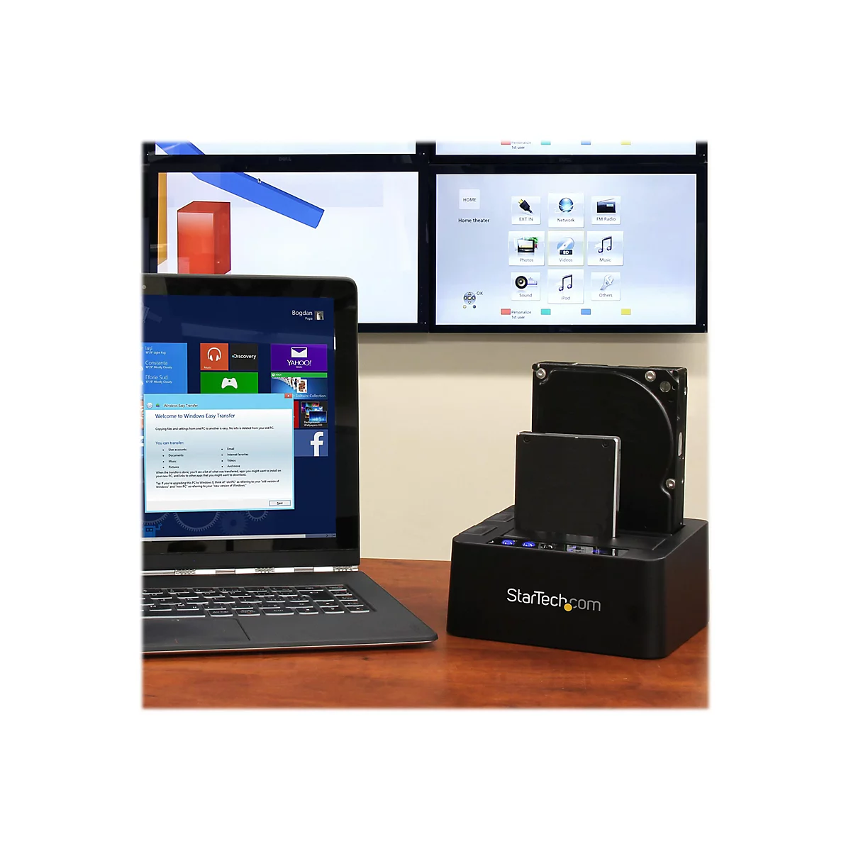 'StarTech.com USB 3.1 (10 Gbit/s) Duplizierer Dockingstation für 2,5'' & 3,5'' SATA SSD/HDD Laufwerke - Clone / Kopierstation bis zu 28GB/min - Festplattenduplikator'