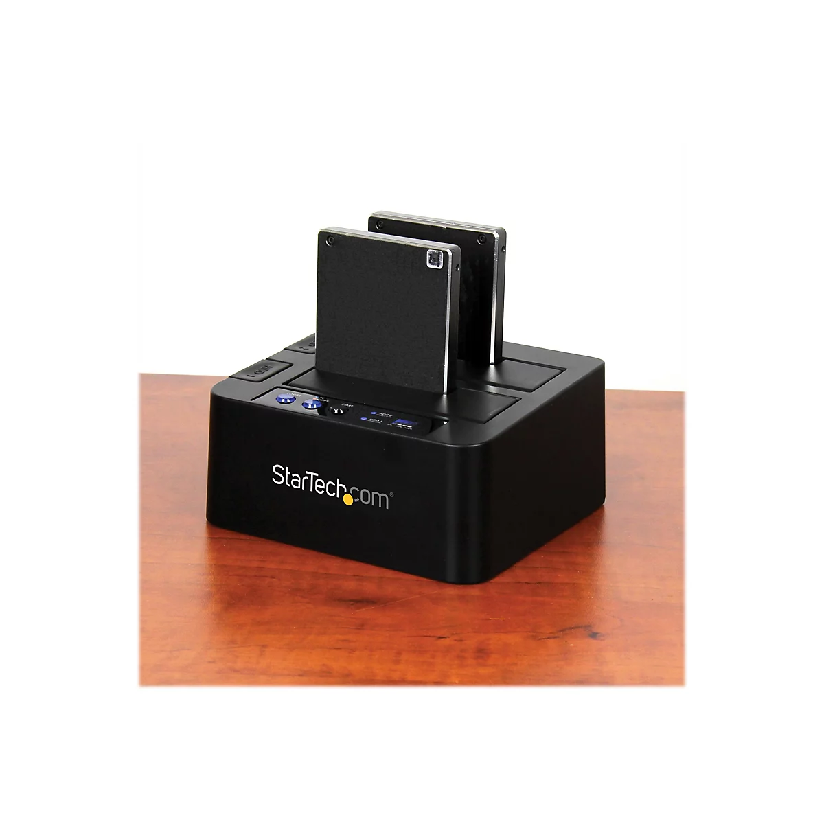 'StarTech.com USB 3.1 (10 Gbit/s) Duplizierer Dockingstation für 2,5'' & 3,5'' SATA SSD/HDD Laufwerke - Clone / Kopierstation bis zu 28GB/min - Festplattenduplikator'