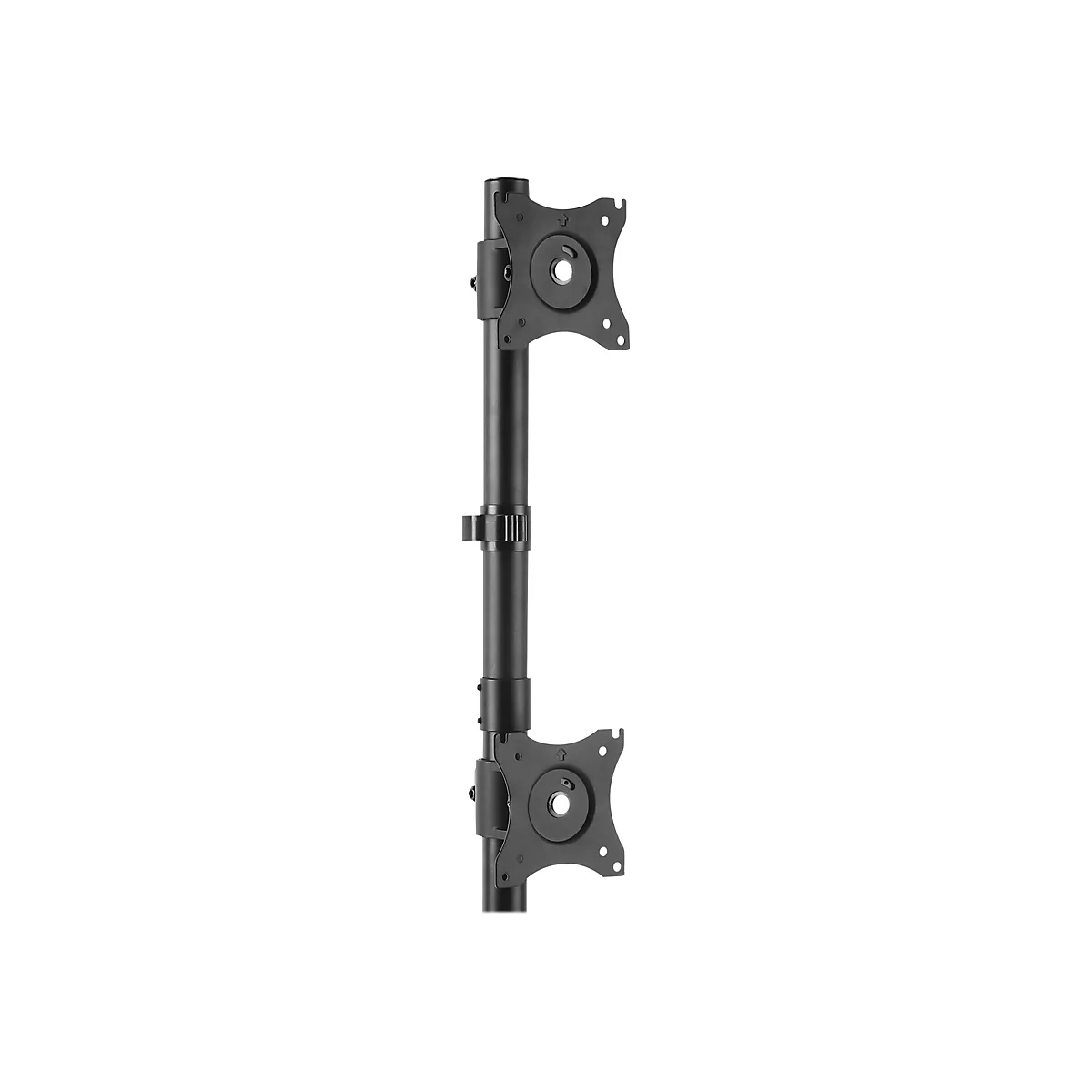 'StarTech.com Vertical Desk Mount Dual Monitor Arm - For Monitors 13'' to 27'' - Adjustable - Desk Clamp / Grommet-Hole Mount - Dual VESA Monitors - Black (ARMDUALV) - Befestigungskit - für 2 Monitore - Schwarz'