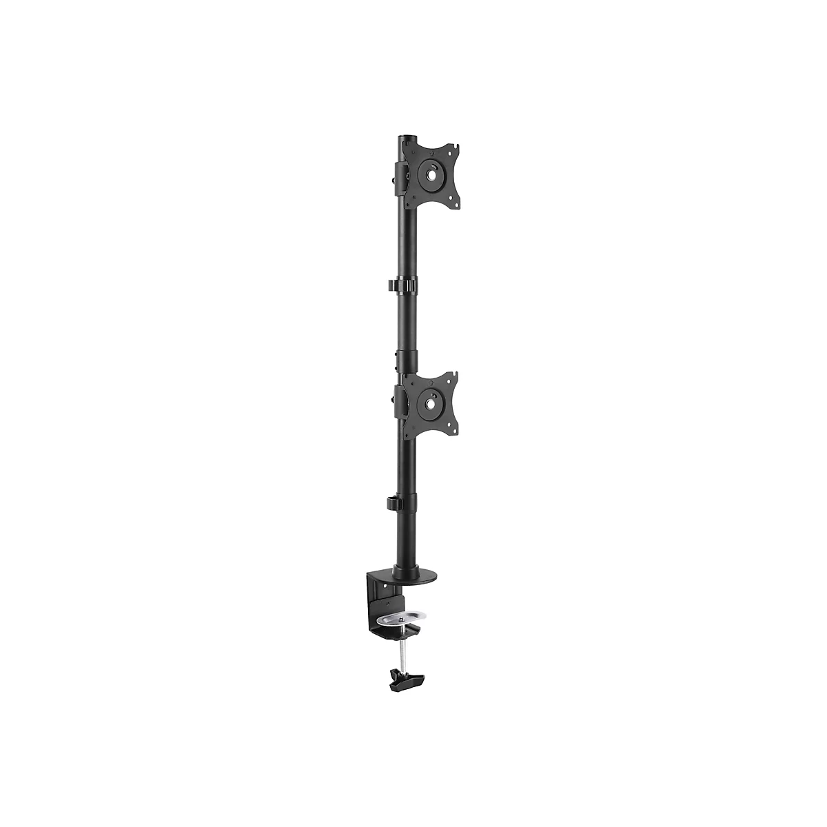 'StarTech.com Vertical Desk Mount Dual Monitor Arm - For Monitors 13'' to 27'' - Adjustable - Desk Clamp / Grommet-Hole Mount - Dual VESA Monitors - Black (ARMDUALV) - Befestigungskit - für 2 Monitore - Schwarz'