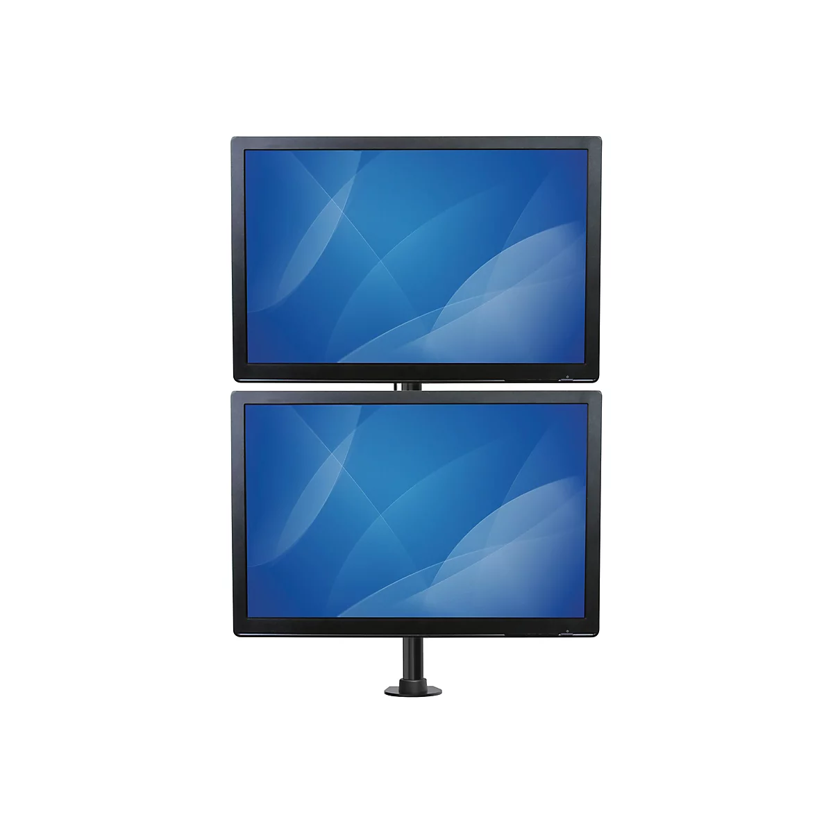 'StarTech.com Vertical Desk Mount Dual Monitor Arm - For Monitors 13'' to 27'' - Adjustable - Desk Clamp / Grommet-Hole Mount - Dual VESA Monitors - Black (ARMDUALV) - Befestigungskit - für 2 Monitore - Schwarz'