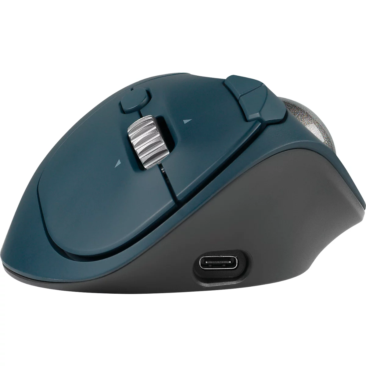  Trackball Kensington Pro Fit Ergo TB550, ergonomisch ontwerp, 7 knoppen, Bluetooth, 400/800/1200/1600 DPI, Plug &amp; Play, blauw/grijs