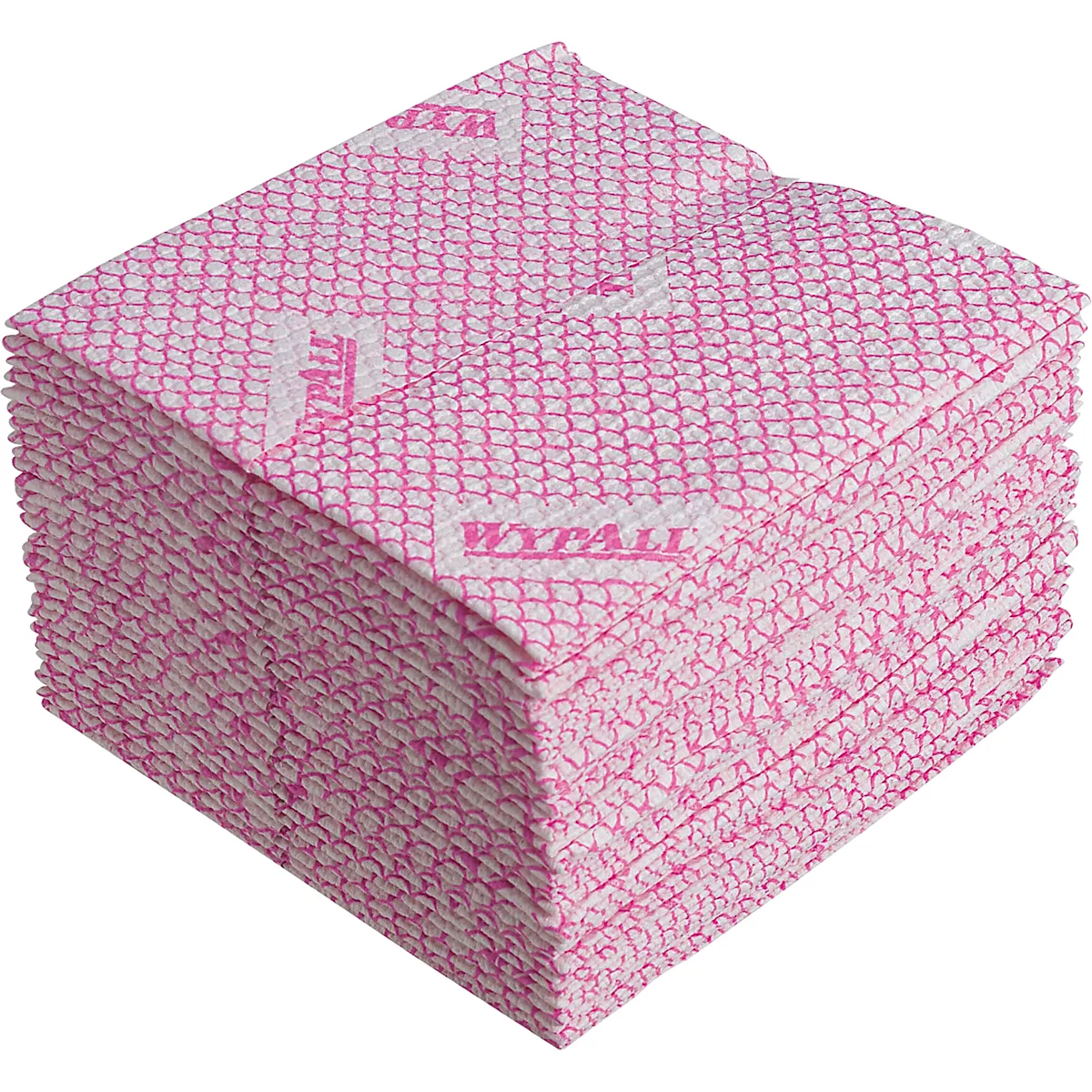  Wischtücher WypAll® X80Plus, gefaltet, 8 Beutel á 30 Tücher, rot