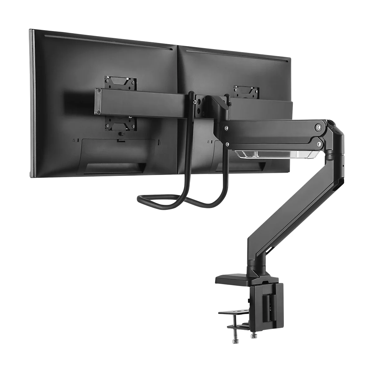 Neomounts Monitor-Halterung DS75-450BL2 schwarz für 2 Monitore, Tischklemme