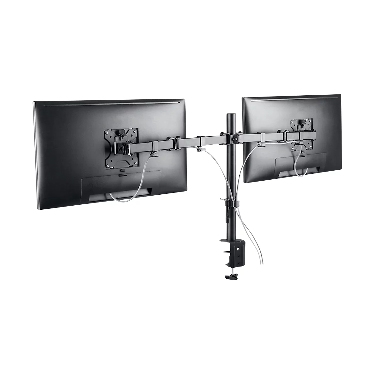 2-fach-Monitorarm Neomounts by Newstar FPMA-D550DBLACK, bis 32“, neig-/dreh-/schwenkbar, höhen- & tiefenverstellbar