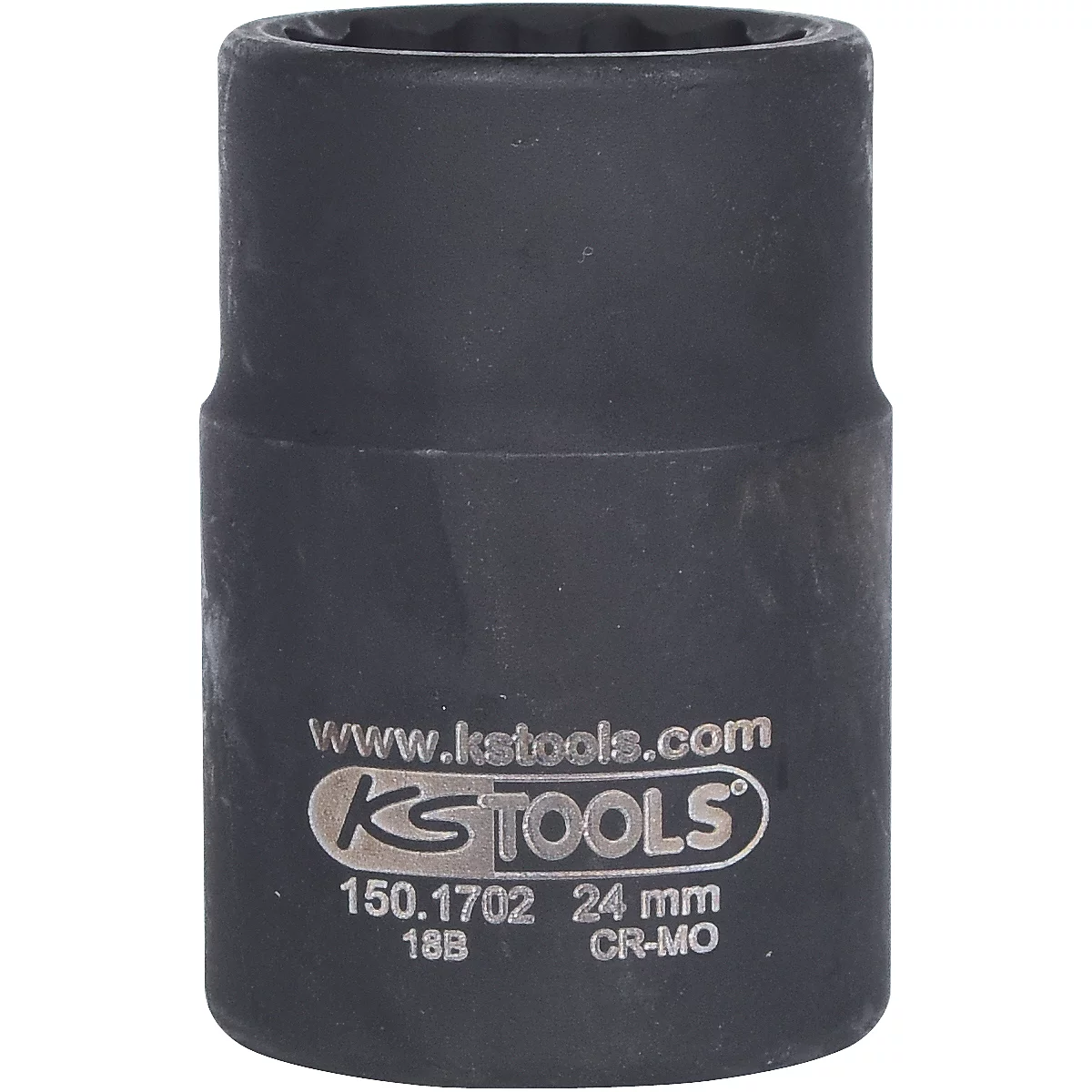 Dunkelgraue Stecknuss mit dem Schriftzug "KS TOOLS".