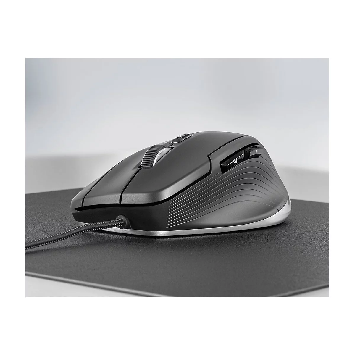 3Dconnexion CadMouse Compact - Maus - ergonomisch - Für Rechtshänder - optisch - 7 Tasten