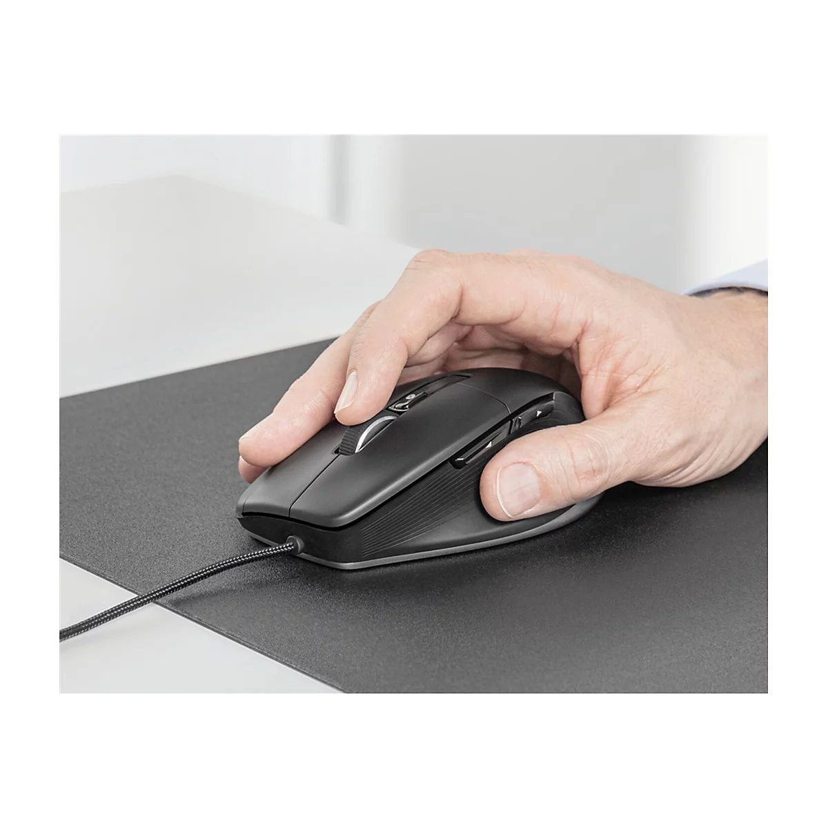 3Dconnexion CadMouse Pro - Maus - ergonomisch - optisch - 7 Tasten - kabelgebunden