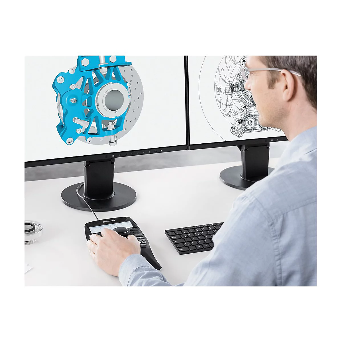 3Dconnexion SpaceMouse Enterprise - 3D-Maus - 31 Tasten - kabelgebunden - USB