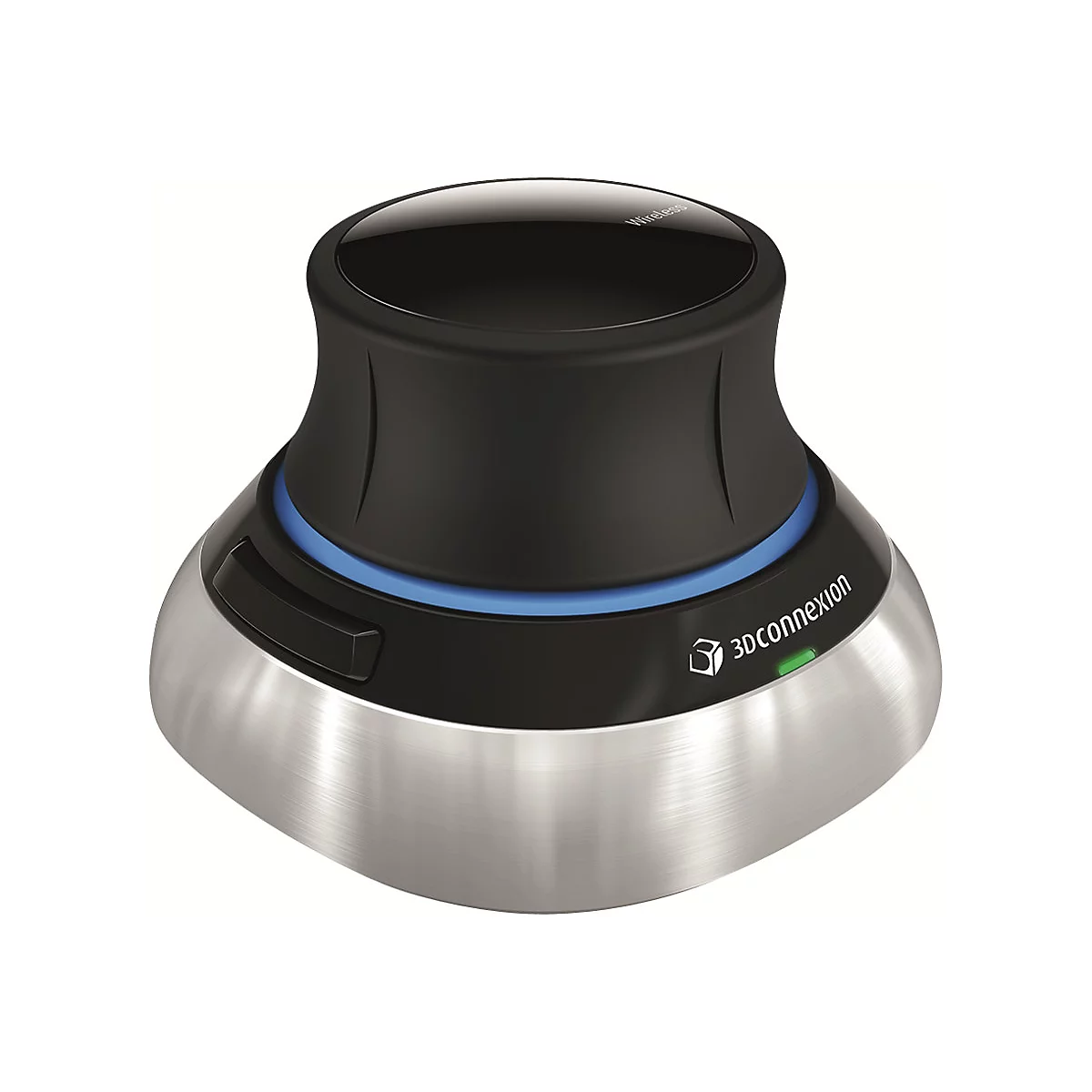 3Dconnexion SpaceMouse Wireless - 3D-Maus - 2 Tasten - kabellos - Bluetooth, 2.4 GHz