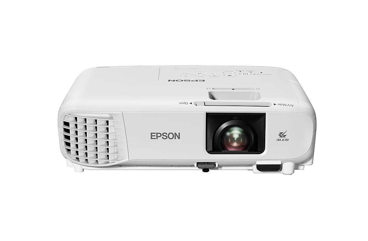 3LCD Beamer EPSON® EB-W49, HD Ready WXGA, 3800 ANSI Lumen, 16000:1 Kontrast, 2x HDMI
