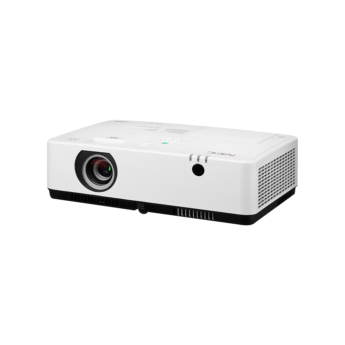 3LCD Beamer SHARP/NEC ME383W, 1280 x 800 HD WXGA, 3800 ANSI Lumen, 1,7-facher Zoom, 16 Watt Lautsprecher, 2 x HDMI, USB/LAN, bis 20000 h, weiß