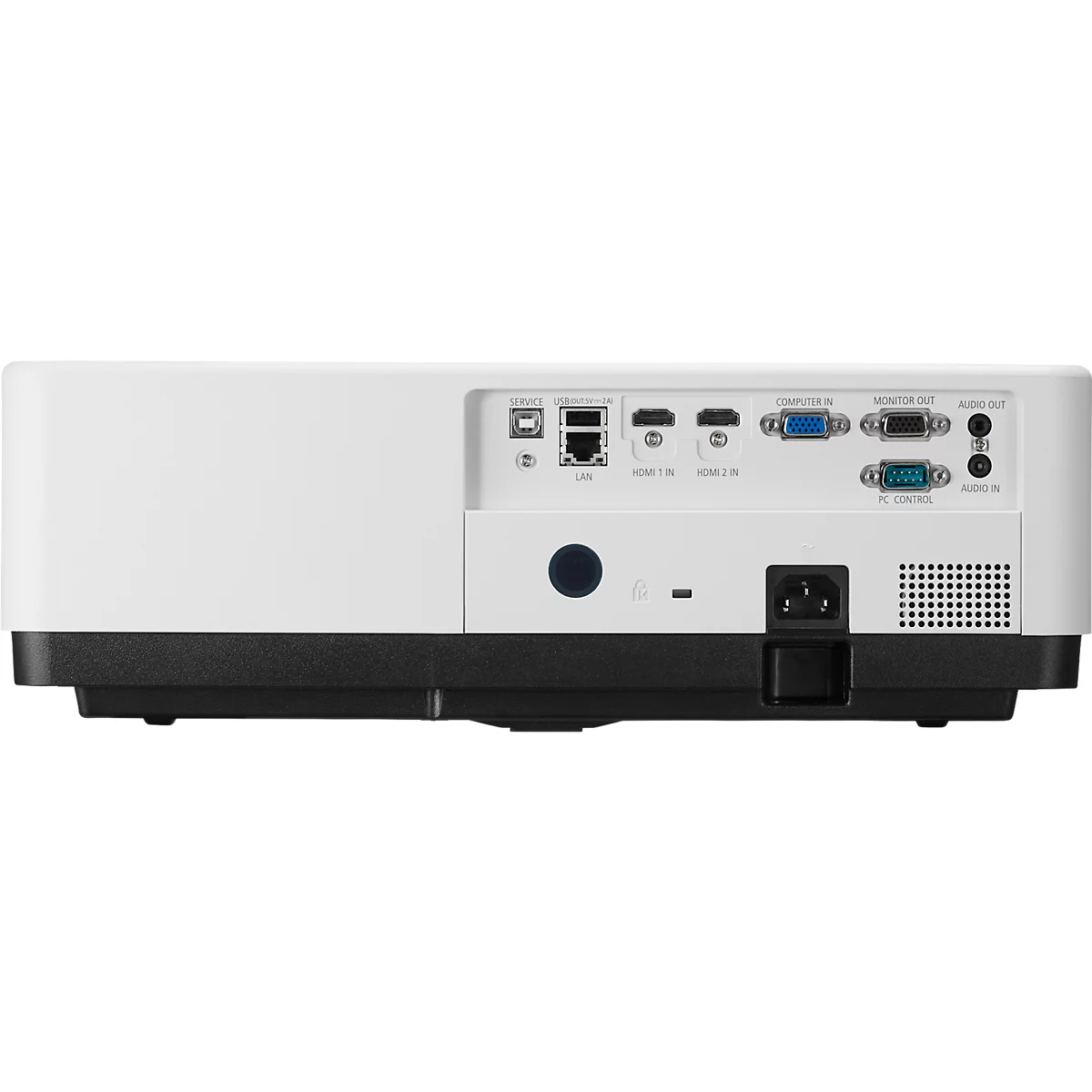 3LCD Laserprojector NEC PE506UL, 1920 x 1200 HD WUXGA, 5200 ANSI Lumen, 1,7x zoom, 2 x HDMI, USB/LAN, wit