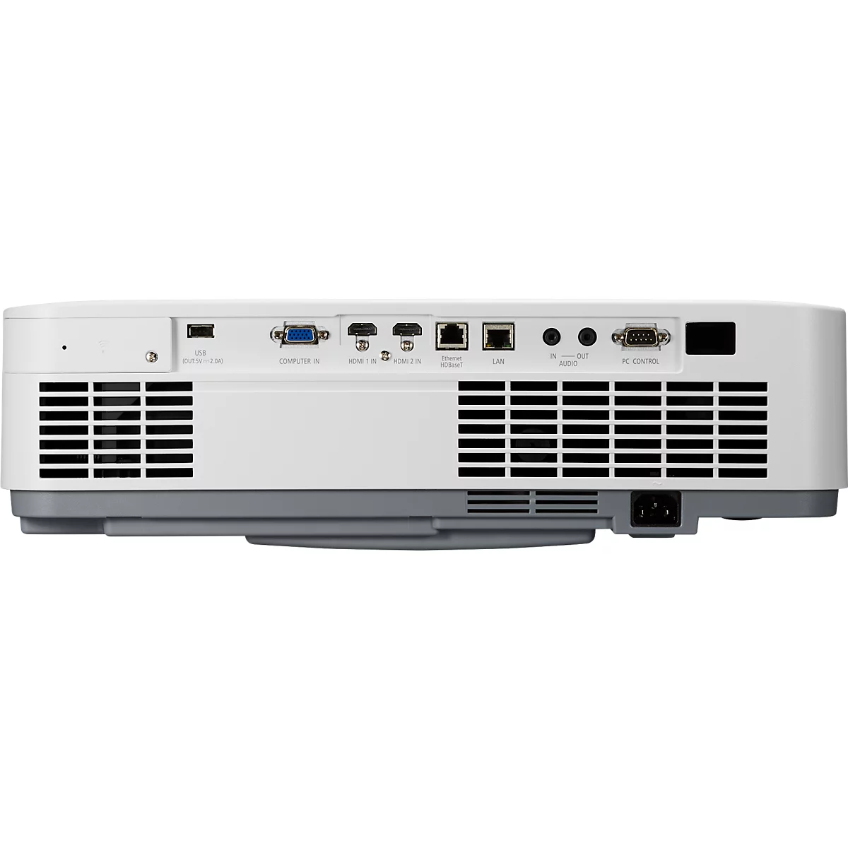 3LCD Laserprojektor NEC P627UL, 3840 x 2160 UHD 4K Auflösung, 6200 ANSI Lumen, 1,6-facher Zoom, 2 x HDMI, USB/LAN/WLAN, weiß