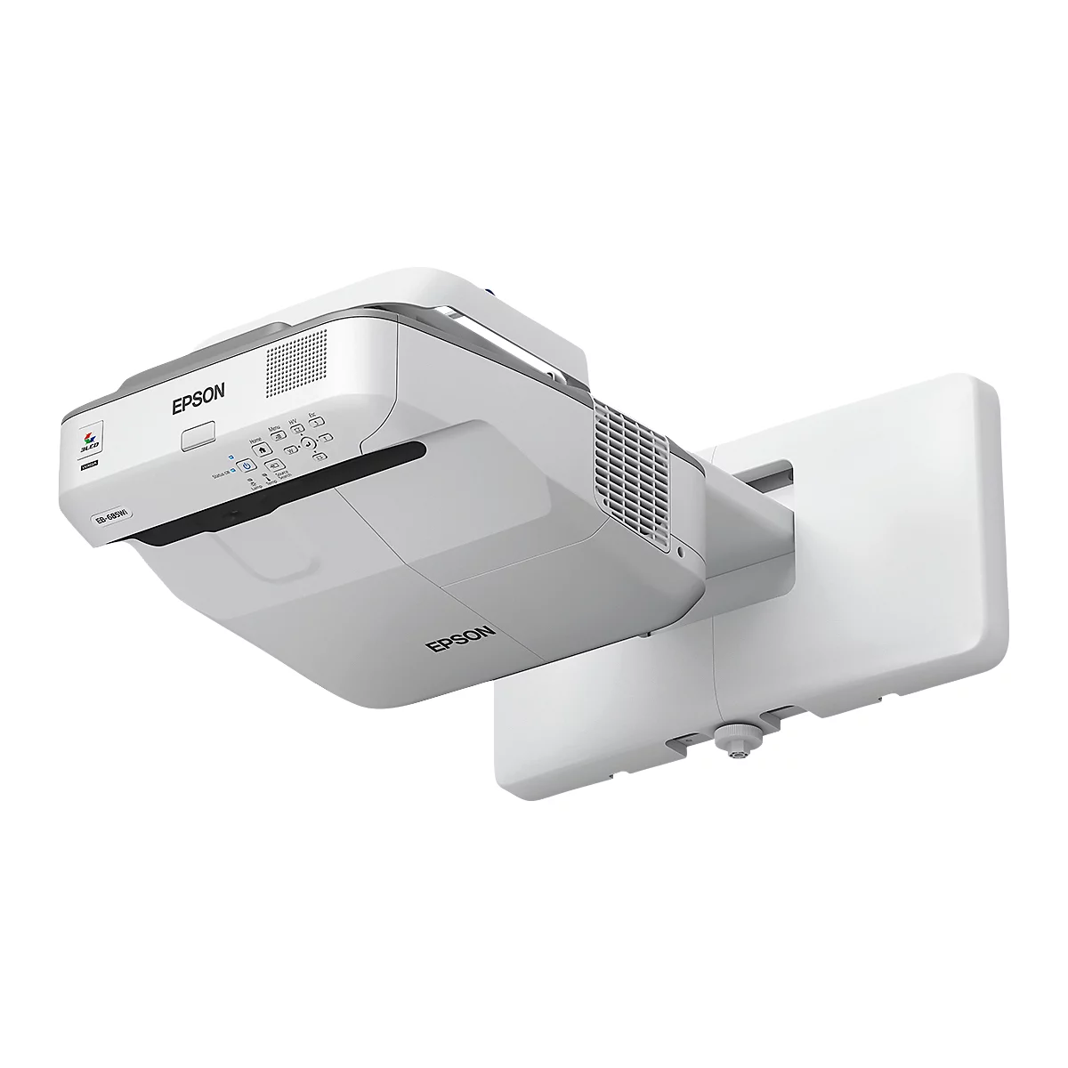 3LCD-projector EPSON® EB-685W, HD Ready WXGA, 3500 ANSI Lumen, 14000:1 contrast, 3x HDMI, 2 x USB, WLAN