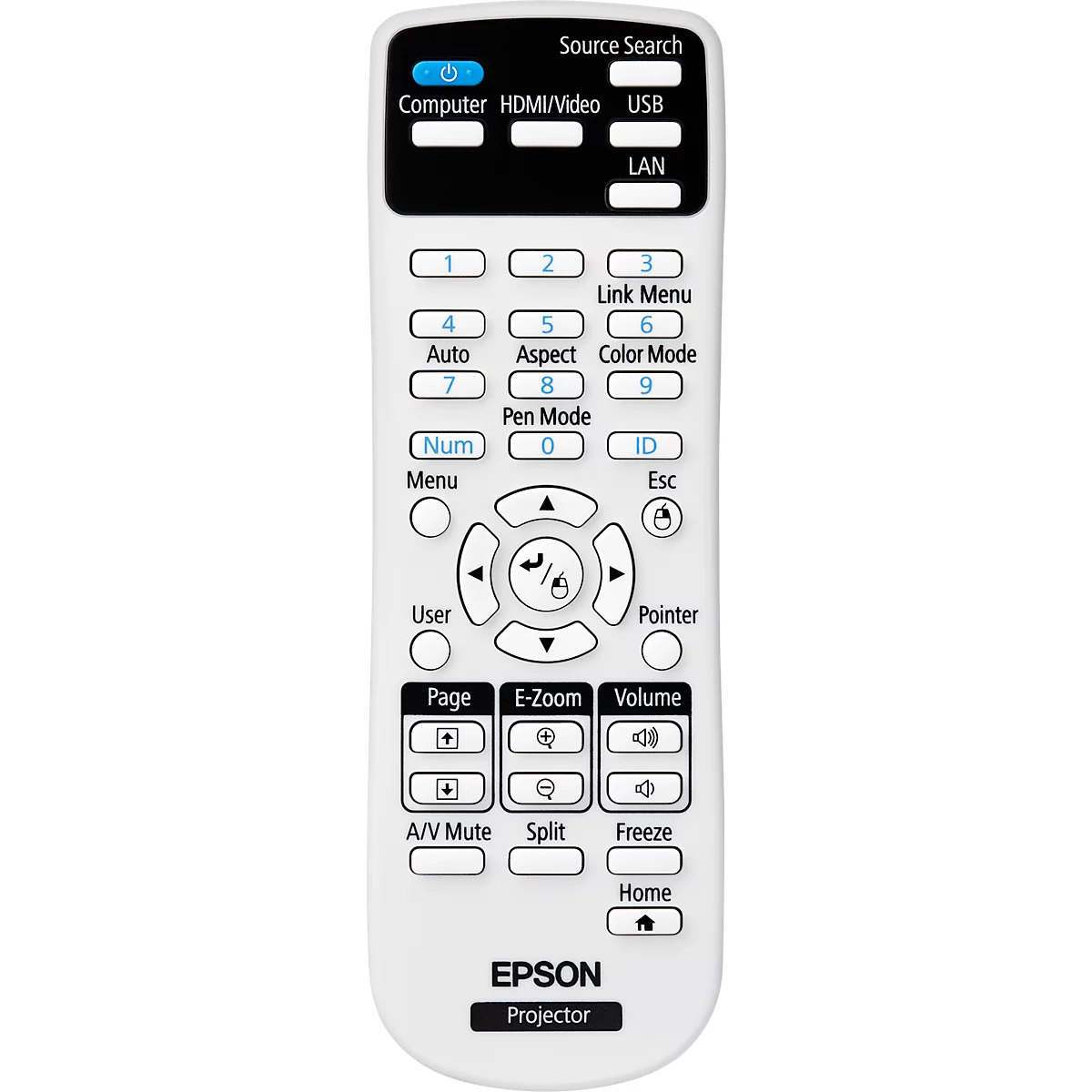 3LCD-projector EPSON® EB-685W, HD Ready WXGA, 3500 ANSI Lumen, 14000:1 contrast, 3x HDMI, 2 x USB, WLAN