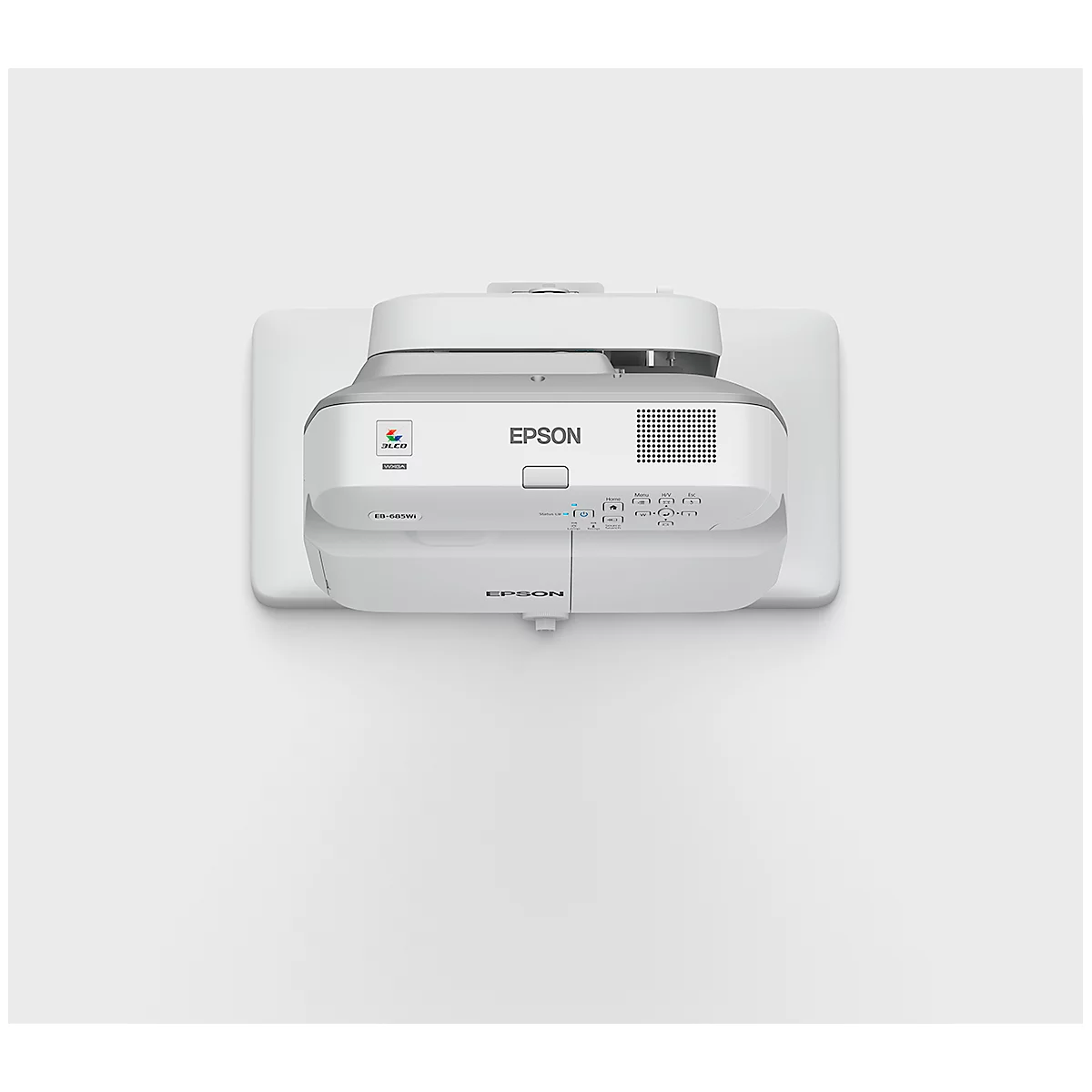 3LCD-projector EPSON® EB-685W, HD Ready WXGA, 3500 ANSI Lumen, 14000:1 contrast, 3x HDMI, 2 x USB, WLAN