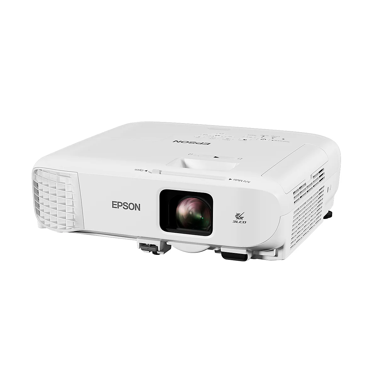 3LCD-projector EPSON® EB-982W, HD-ready WXGA, 4200 ANSI Lumen, 16000:1 contrast, 2x HDMI, 2 x USB, WLAN