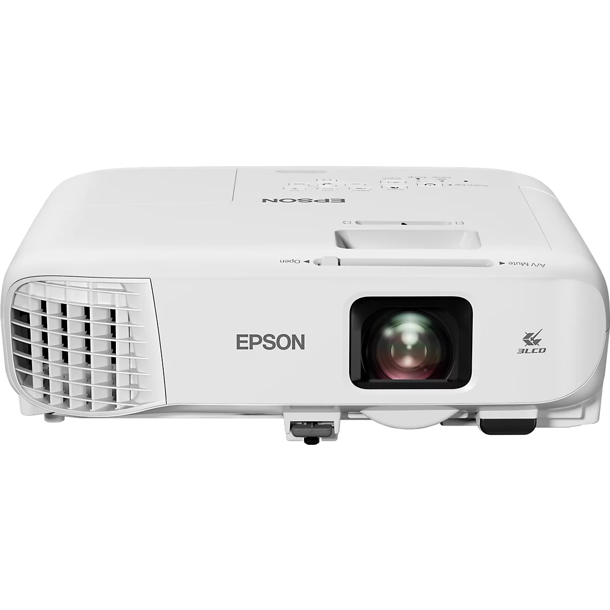 3LCD-projector EPSON® EB-992F, Full HD 1080p, 4000 ANSI Lumen, 16000:1 contrast, 2x HDMI, 2x USB, WLAN, Ethernet