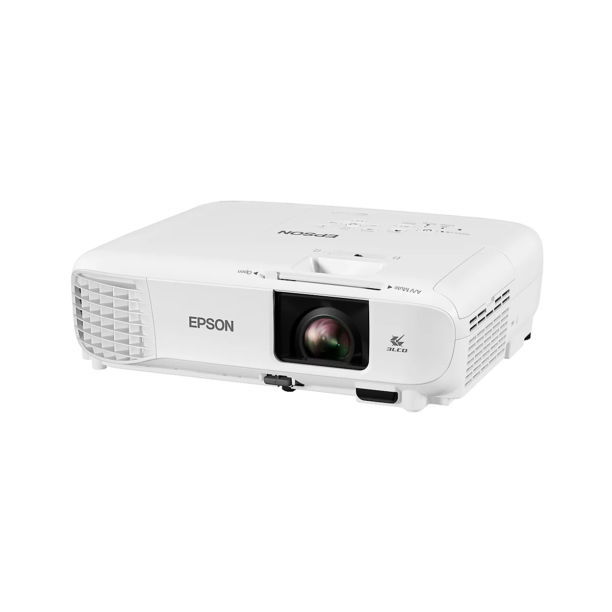 3LCD-projector EPSON® EB-W49, HD-ready WXGA, 3800 ANSI Lumen, 16000:1 contrast, 2x HDMI
