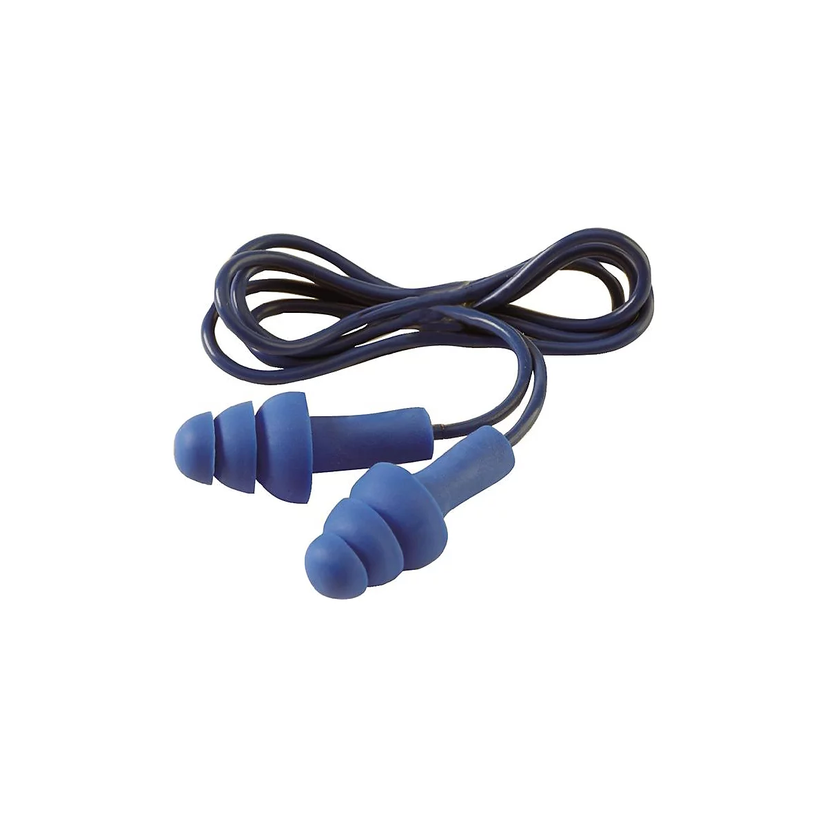 3M Gehörschutzstöpsel E-A-R Tracers, EN 352-2, SNR 29 dB, detektierbar, blau, wiederverwendbar, 50 Paar/Karton