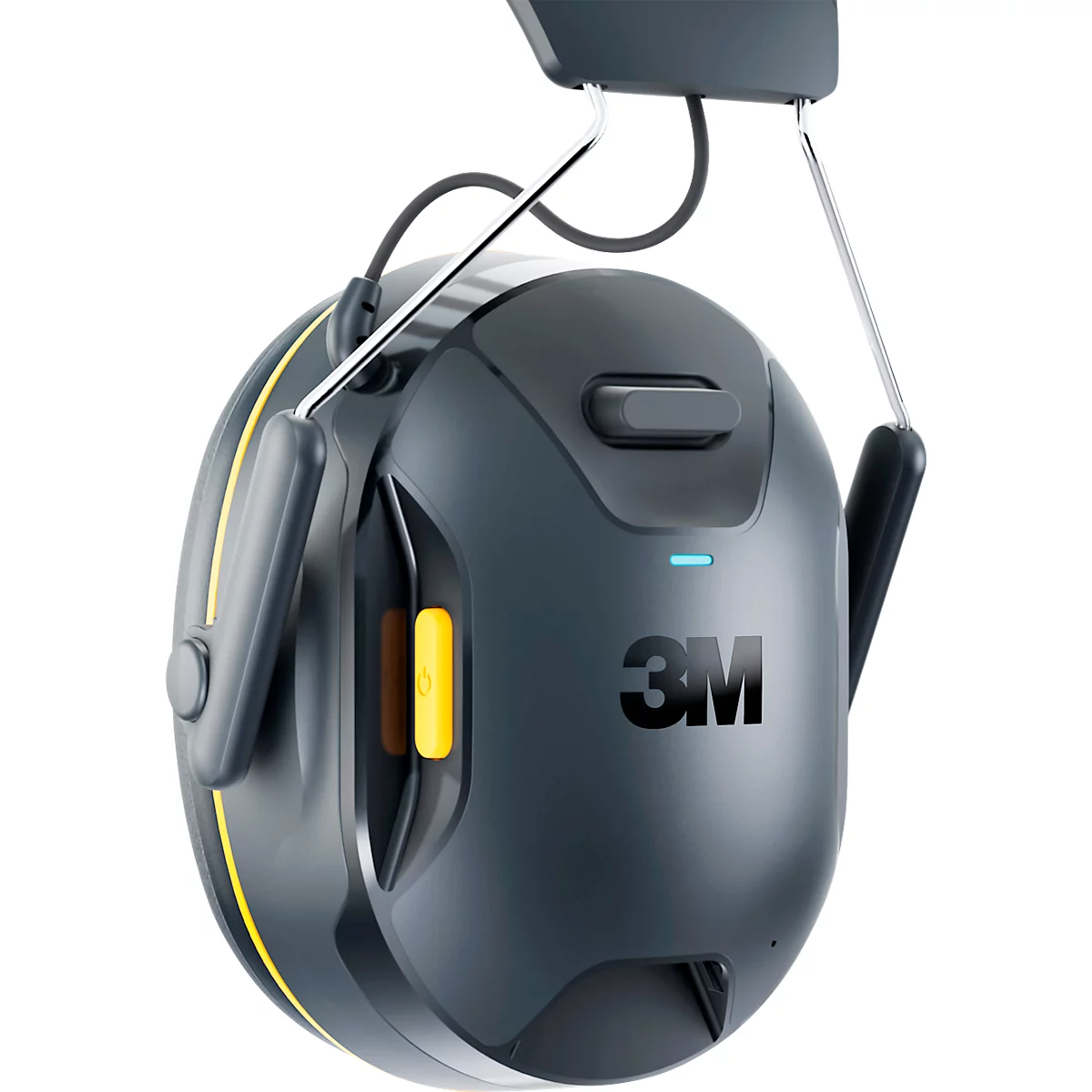3M Kapselgehörschutz WorkTunes Connect, elektronisch, wasserbeständig, Bluetooth/USB-C, SNR 33 dB, bis 40 h, Lautstärkeregelung, Akkubetrieb
