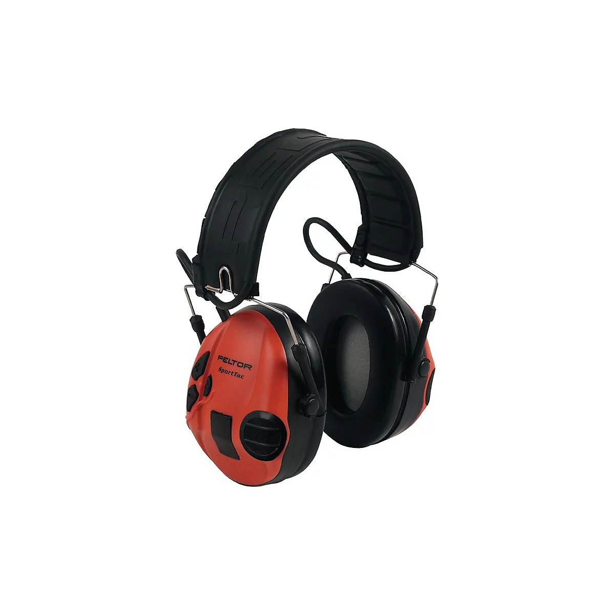 3M oorkappen PELTOR SportTac, elektronisch, SNR 26 dB, voor schietsport, zwart/rood
