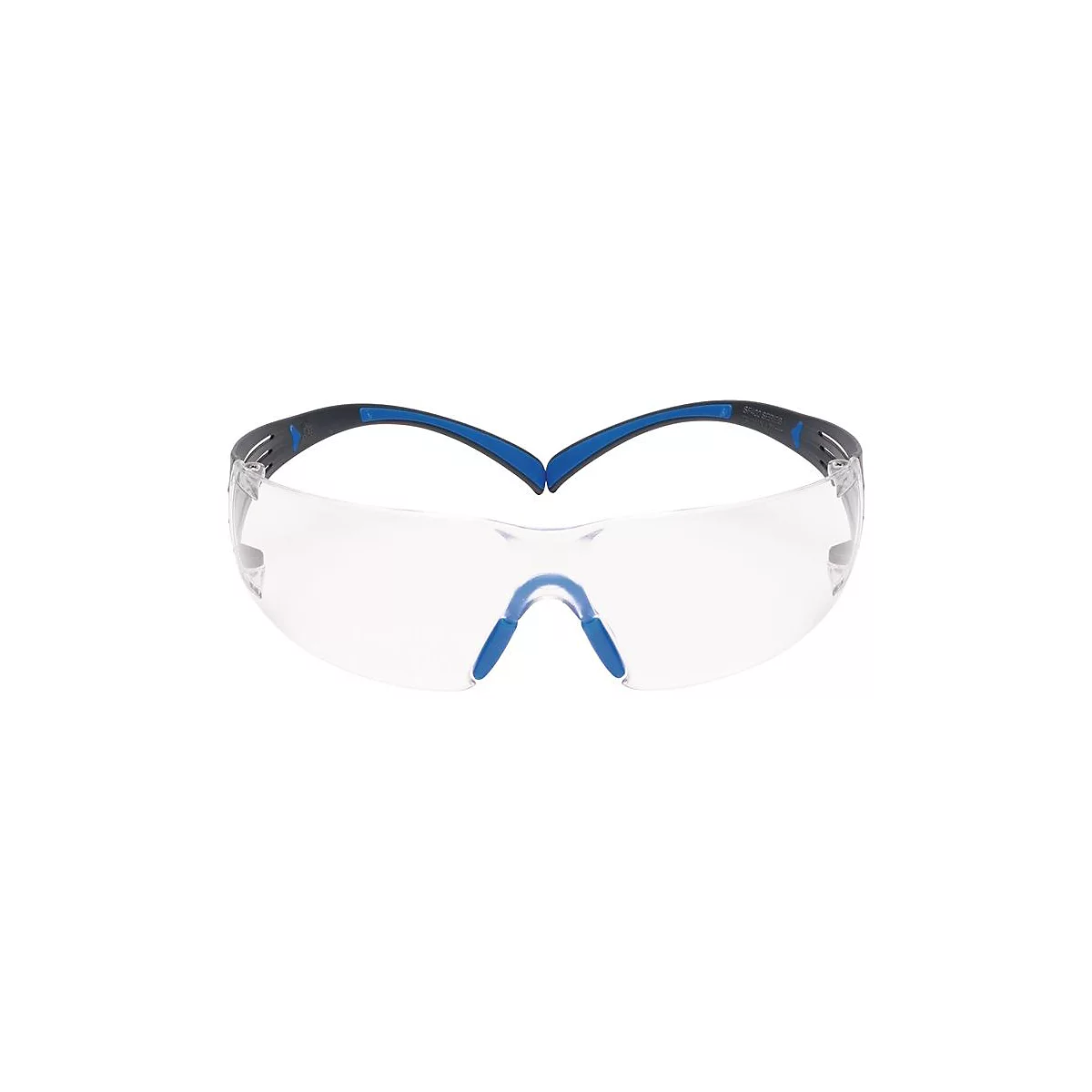 3M Schutzbrille SecureFit SF400, EN 166-1FT, Scotchgard Anti-Fog, gepolsterte Bügel, weicher Nasensteg, 19 g