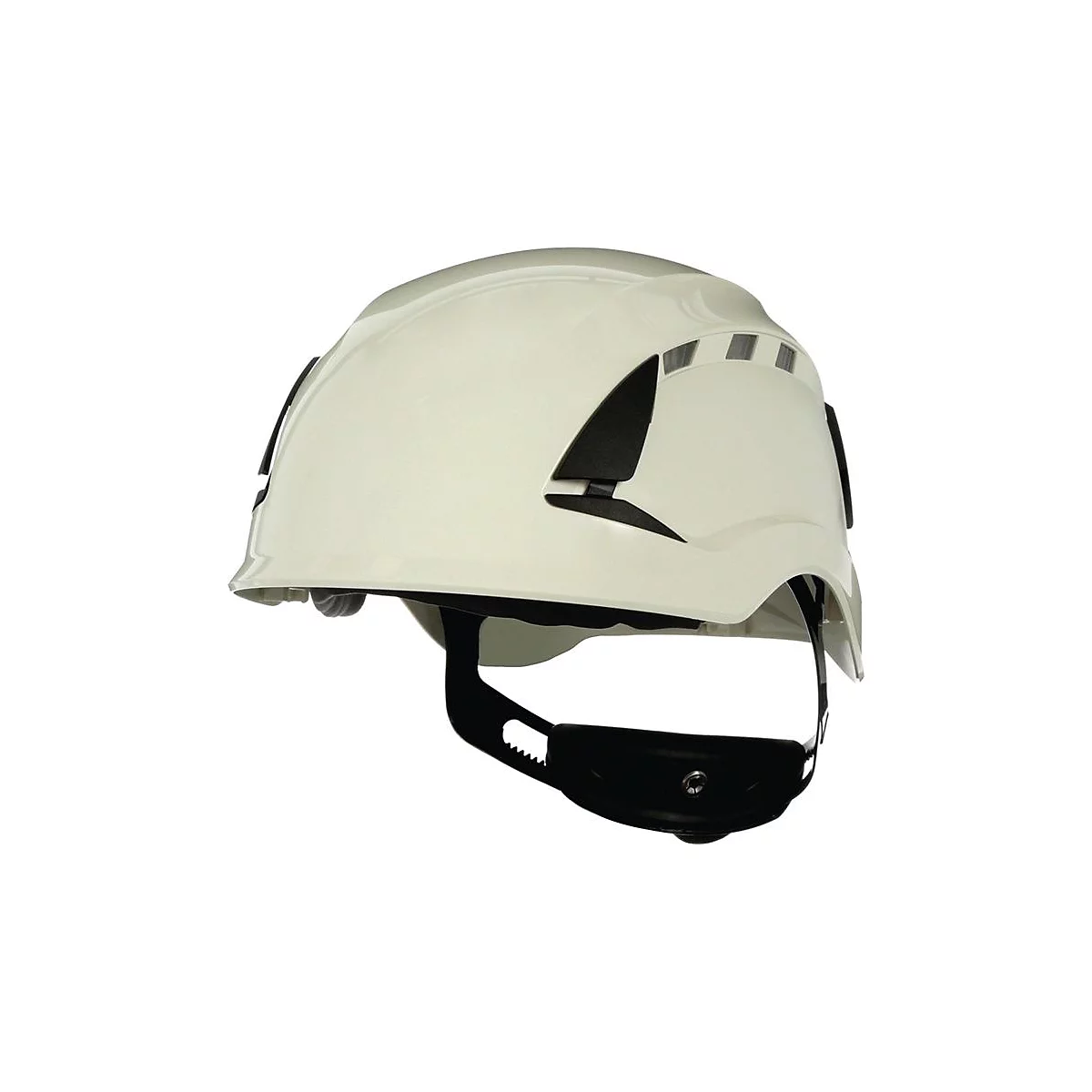 3M Schutzhelm SecureFit X5501V-CE, EN 397, UV-stabilisiert ABS, weiß, 4-Punkt-Ratschenverschluss, Kopfumfang 50-63 cm