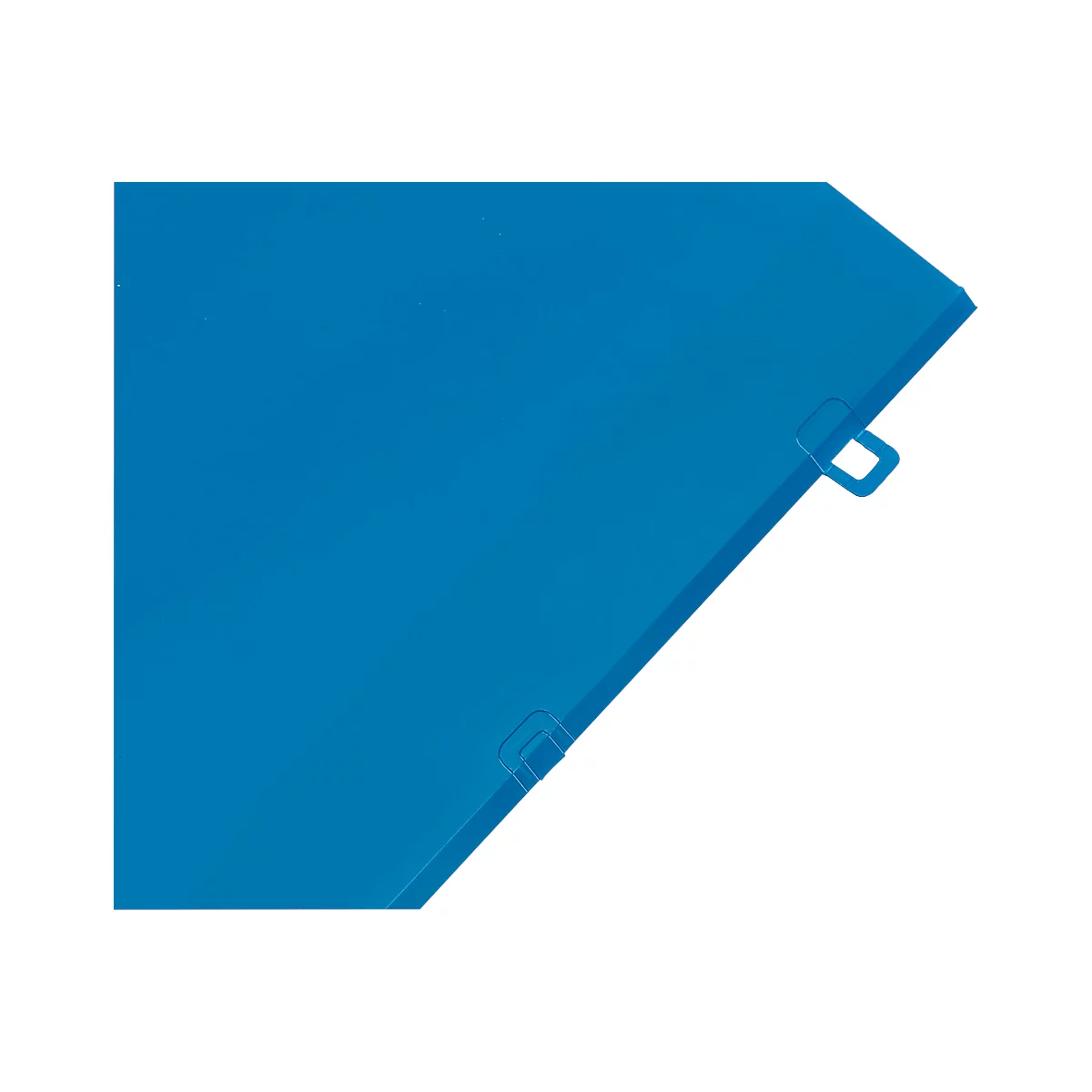 Aanbiedingsmap FolderSys, A4, 4 zakken, visitekaartzakje, polypropyleen, blauw, 10 stuks