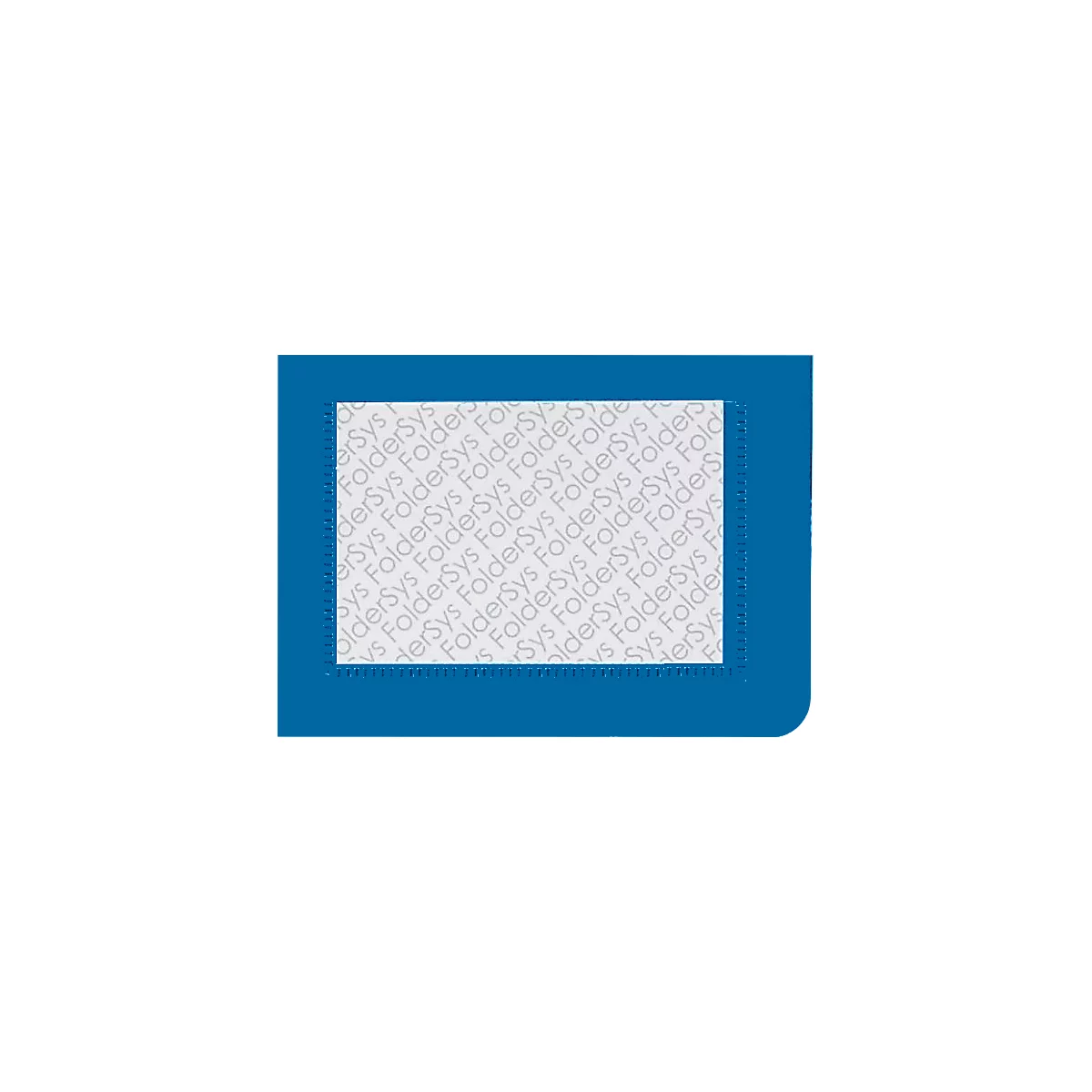 Aanbiedingsmap FolderSys, A4, 4 zakken, visitekaartzakje, polypropyleen, blauw, 10 stuks