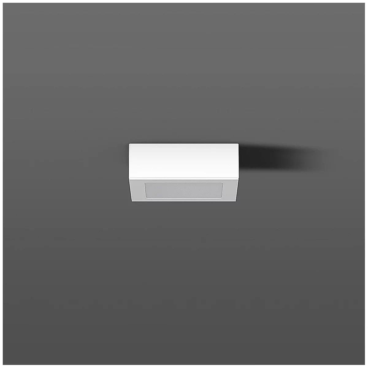 Aanbouwframe, voor led-inbouw-/aanbouwlampen, 226 x 226 x 55 mm