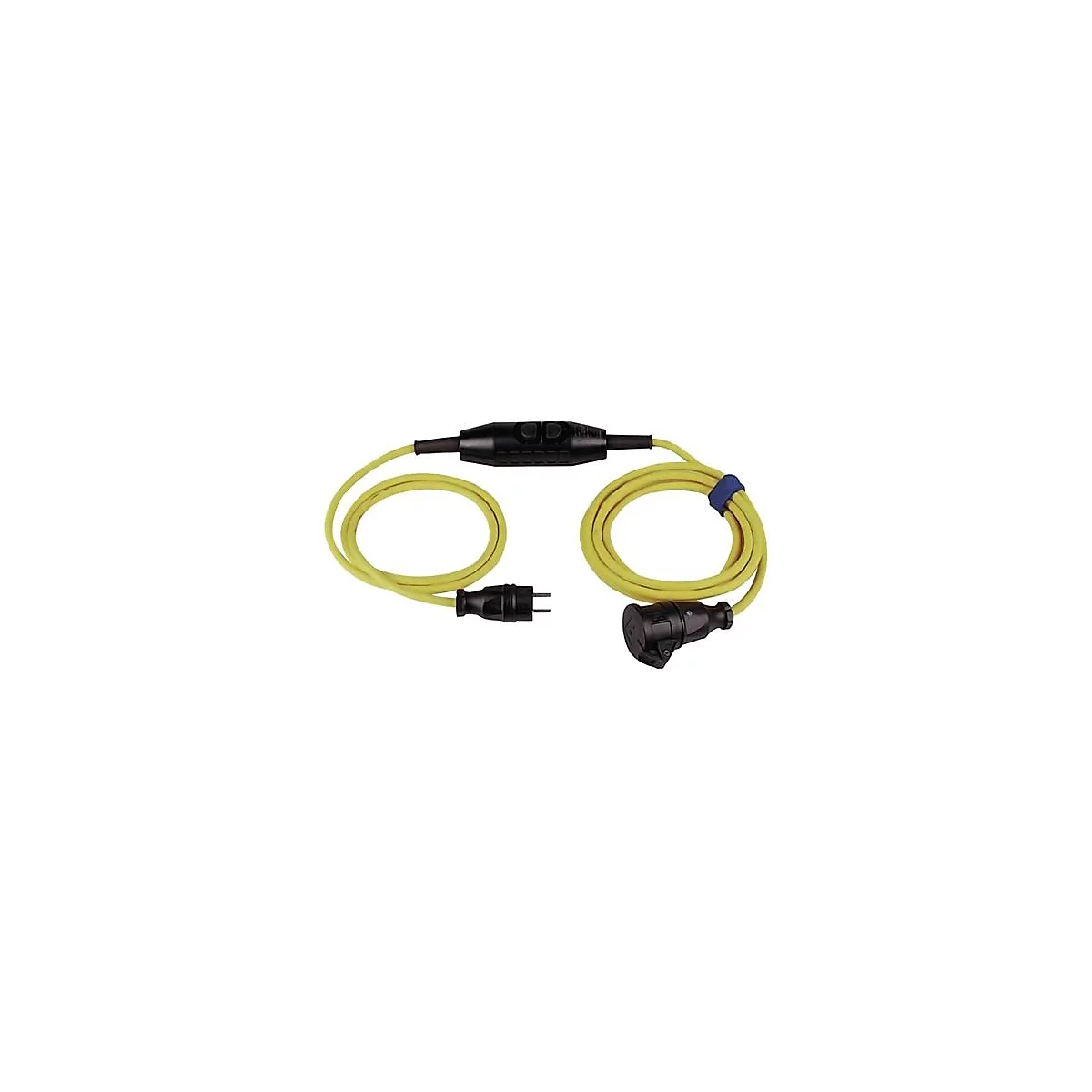 Aardingscontactverlenging 16 A 230 V 4,5m H07RN-F 3x1,5 mm2 geel
